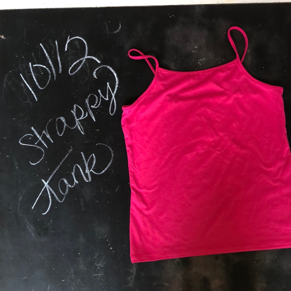 Pink straps tank/cami